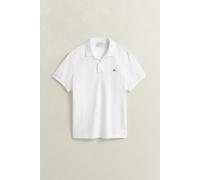Gant Herren REG Shield SS Pique Polo Polohemd, White, XXL