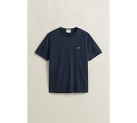 GANT Shield T-Shirt 2003184 – Regular Fit Kurzarm Rundhals Baumwolle – Evening Blue L
