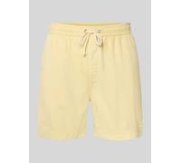Gant Regular Fit Shorts mit elastischem Bund Modell 'SUNFADED' in Hellgelb, Größe XXXL