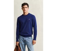 GANT Regular Fit Strickpullover Rundhalsmarine, Einfarbig