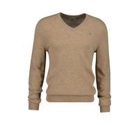 GANT Regular Fit Strickpullover V-Ausschnittbraun, Einfarbig