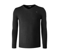 GANT Regular Fit Strickpullover V-AusschnittDark Charcoal, Einfarbig