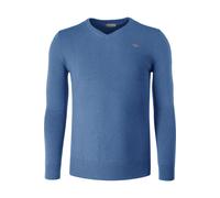 GANT Regular Fit Strickpullover V-AusschnittStone Blue, Einfarbig