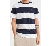 GANT Regular Fit T-Shirt Eggshell, Gestreift