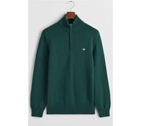 GANT Regular Fit Troyer Tartan Green, Einfarbig