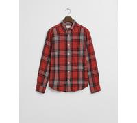 GANT - Regular Fit Windblown Flannel Karohemd modern rust - Gr. - M