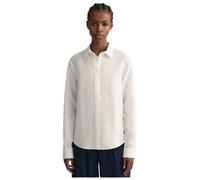Gant - Regular Leinen Chambray Hemd - - Blouses & Shirts - Damen - Weiß - 3XL