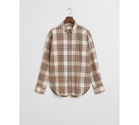 GANT - Relaxed Fit Flanellbluse mit Karomuster - Gr. - 42