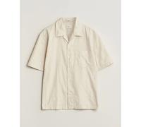 GANT Relaxed Fit Textured Checked Camp Shirt Creamed White Weiß L