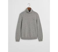 GANT - Rollkragenpullover aus extrafeinem Lambswool-Gemisch grey melange - Gr. - L
