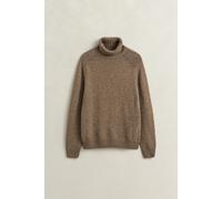 GANT - Rollkragenpullover aus Mouliné-Wollgemisch FADED TAUPE - Gr. - XL