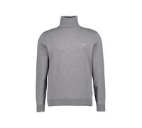Gant Rollkragenpullover Herren Slim Fit Baumwolle grau, M