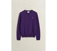 GANT - Rundhalspullover aus Lambswool pansy purple - Gr. - XL