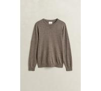 GANT - Rundhalspullover aus Merinowolle dk hazelnut melange - Gr. - XXXL
