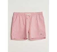 GANT Seersucker Striped Swimshorts Rose Red Rot S