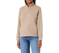 GANT Damen Shield Sweatshirt mit Reißverschlusskragen (XL) TAUPE BEIGE