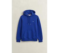 GANT Shield Regular Fit Kapuzen Sweatshirt Crisp Blue, Einfarbig