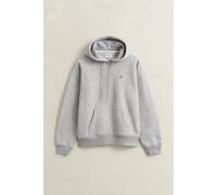 GANT - Shield Hoodie light grey melange - Gr. - XL