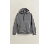 GANT Shield Regular Fit Kapuzen Sweatshirt grau, Einfarbig