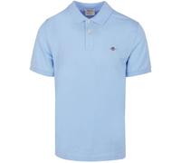 Gant Shield Piqué Poloshirt Hellblau - Größe S Hellblau S