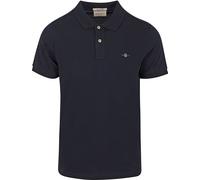 Gant Herren Reg Shield Pique Polohemd, Evening Blue, 4XL EU