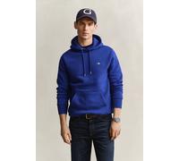 GANT Herren Hoodie - REGULAR SHIELD HOODIE, Kapuzen-Sweatshirt, Baumwoll-Mix Blau (Crisp Blue) / 3XL 3XL Blau
