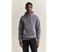 GANT Shield Regular Fit Kapuzen Sweatshirt grau, Einfarbig