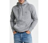 GANT Shield Regular Fit Kapuzen Sweatshirt grau, Melange