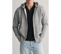 GANT Shield Regular Fit Kapuzen Sweatshirt grau, Melange