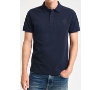 GANT Shield Regular Fit Longsleeve Poloshirt blau, Einfarbig