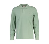 GANT Shield Regular Fit Longsleeve Poloshirt grün, Einfarbig