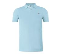 GANT Shield Regular Fit Poloshirt Kurzarm Fresh Blue