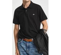 GANT Shield Regular Fit Poloshirt Kurzarm schwarz