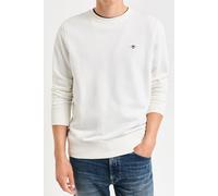 GANT Shield Regular Fit Sweatshirt Rundhals Eggshell, Einfarbig