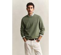 Gant "REG SHIELD C-NECK SWEAT", mit Logostickerei auf der Brust (67963008-XXXL) dry herb grün