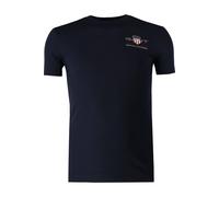 GANT Herren T-Shirt Reg Archive Shield Emb – Stickerei, Rundhals, Kurzarm – Evening Blue, Gr. XL