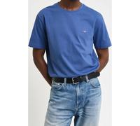 Gant 2003184 Regular Fit Kurzarm-t-shirt M Vintage Blue
