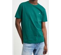 GANT Shield Regular Fit T-Shirt Rundhals Deep Forest Green, Einfarbig