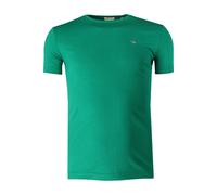 GANT Shield Regular Fit T-Shirt Rundhals Deep Green, Einfarbig