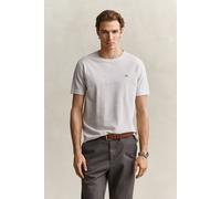 GANT Shield Regular Fit T-Shirt Rundhals Glacier, Einfarbig