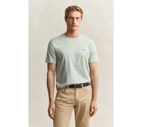 GANT Shield Regular Fit T-Shirt Rundhals Soft Green, Einfarbig