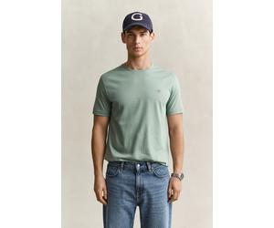 GANT Shield Regular Fit T-Shirt Rundhals Surplus Mint, Einfarbig