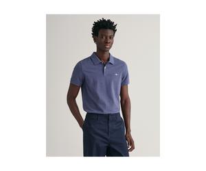 GANT Shield Slim Fit Poloshirt Kurzarm Dark Jeansblue Melan