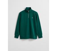 Gant - Shield Sweatshirt mit halblangem Reißverschluss deep forest green - Gr. - L