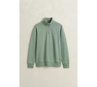 GANT - Shield Sweatshirt mit halblangem Reißverschluss Grün - Gr. - L