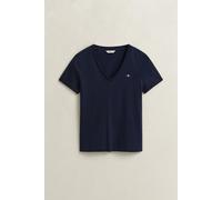 GANT - Shield V-Neck T-Shirt EVENING BLUE - Gr. - XL