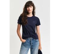 Gant Reg Tonal Shield Kurzarm-t-shirt S Evening Blue