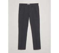 GANT Slim Fit Cotton Herringbone Trousers Antracite Grau W34L32