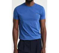 GANT Slim Fit T-Shirt Rundhals Rich Blue, Einfarbig