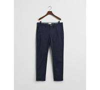 GANT Herren Slim TWILL CHINOHOSE SCHMALE PASSFORM, Marineblau, 33W / 32L EU